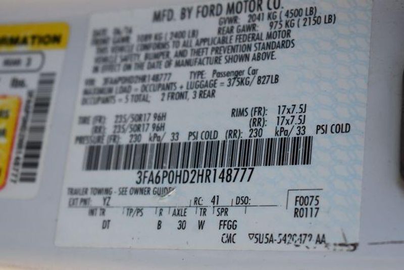 Used 2017 Ford Fusion SEImage 35
