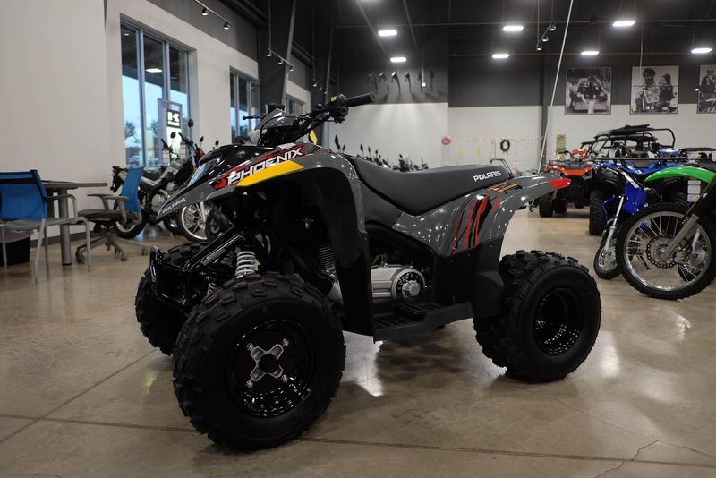 2024 POLARIS PHOENIX 200GRAY49S in a GRAY exterior color. Family PowerSports (877) 886-1997 familypowersports.com 