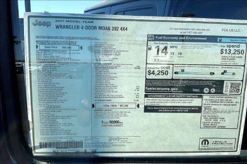 New 2027 Jeep Wrangler 4-door MoabImage 16