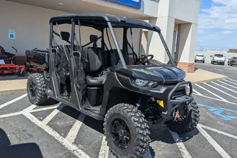 2025 CAN-AM DEFENDER MAX LONE STAR HD10 STEALTH BLACK 