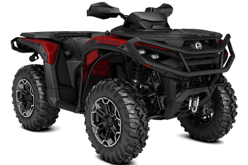 2025 CAN-AM OUTLANDER XTP 1000 MINERAL GRAY AND ORANGE 