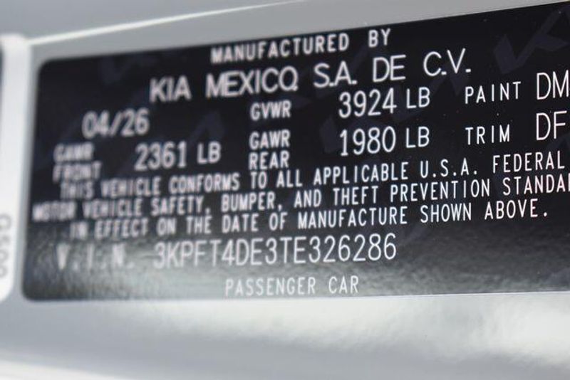 New 2026 Kia K4 LXSImage 32
