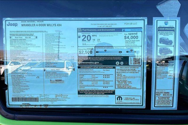 New 2026 Jeep Wrangler 4-door WillysImage 16