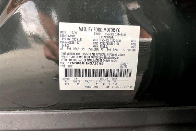 Used 2022 Ford Explorer TimberlineImage 32
