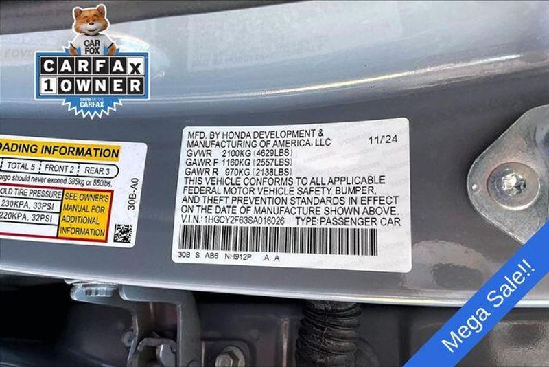 Used 2025 Honda Accord Hybrid EX-LImage 33