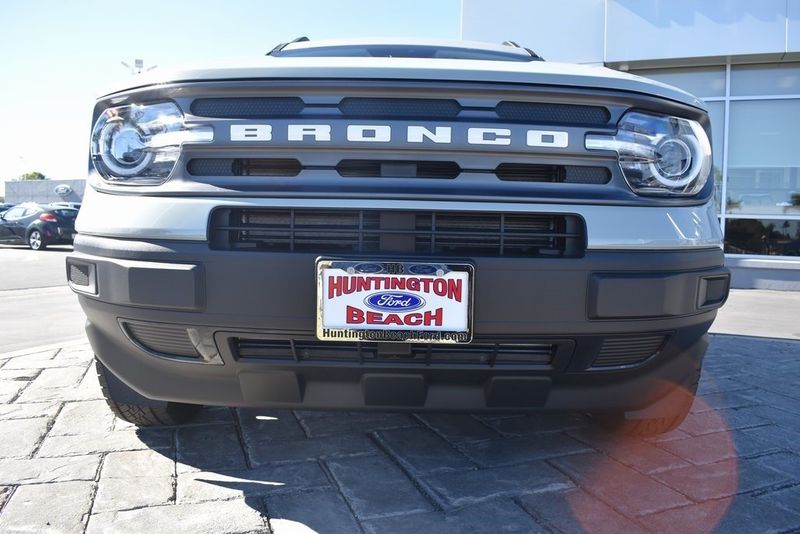2024 Ford Bronco Sport Big Bend in a Cactus Gray exterior color and Ebonyinterior. BEACH BLVD OF CARS beachblvdofcars.com 