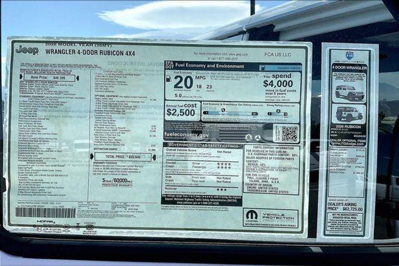 New 2026 Jeep Wrangler 4-door RubiconImage 16