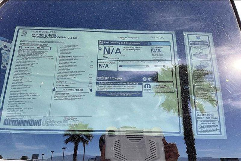 New 2026 RAM 4500 Tradesman Chassis Crew Cab 4x2 84