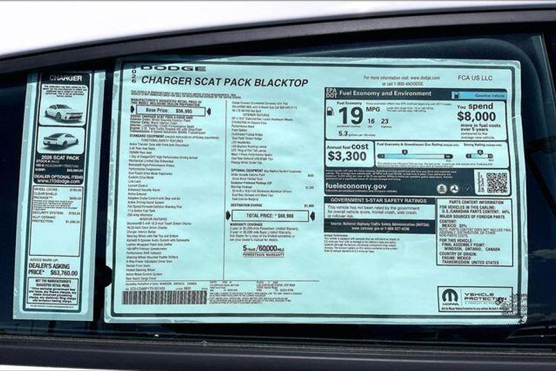 New 2026 Dodge Charger Scat Pack 4-door AwdImage 16