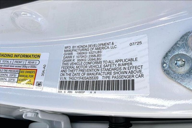 Used 2025 Honda Accord Sedan SEImage 33