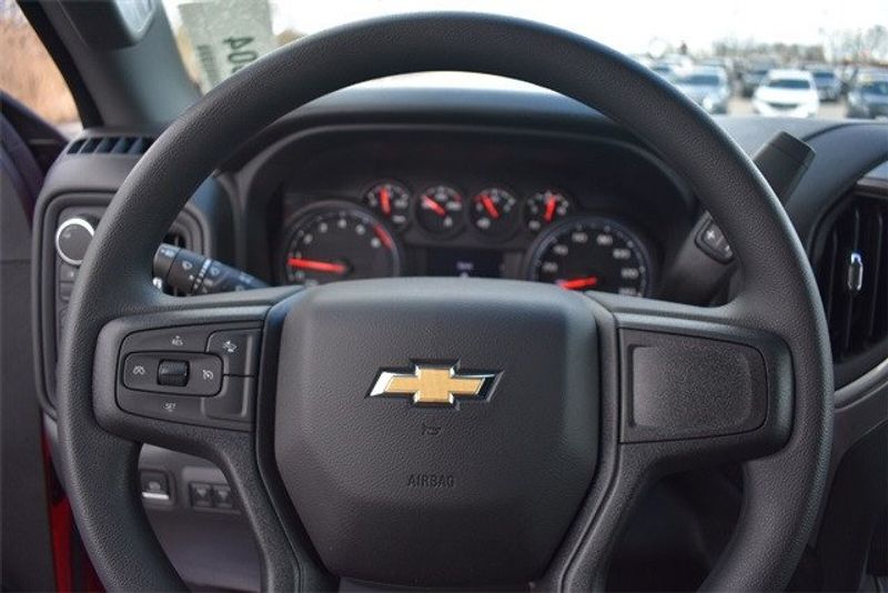 2024 Chevrolet Silverado 3500HD Work Truck in a Red exterior color and Jet Blk Clthinterior. Raymond Auto Group 888-703-9950 raymonddeals.com 