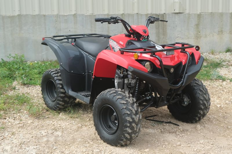 2025 YAMAHA GRIZZLY 110 GREY METALLIC AND RED 