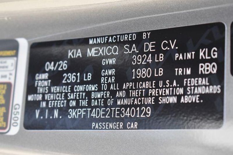 New 2026 Kia K4 LXSImage 33