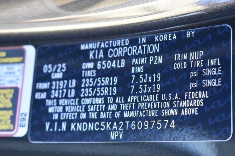 New 2026 Kia Carnival Hybrid EXImage 38