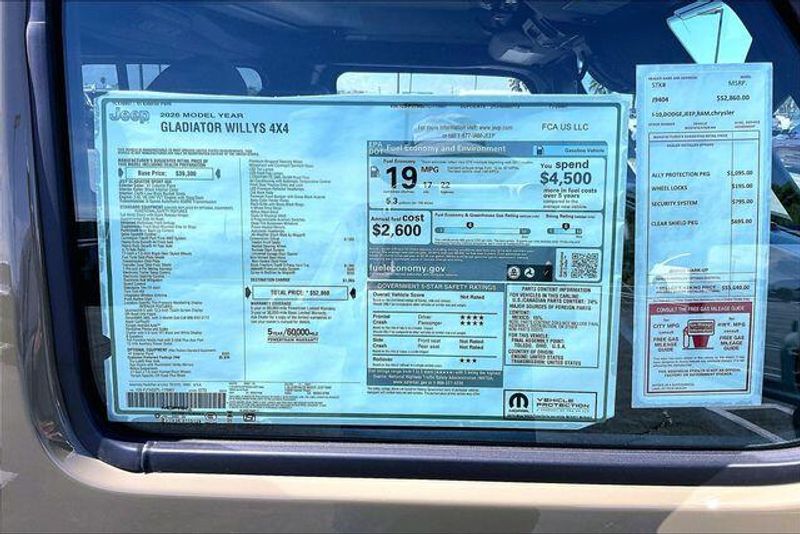 New 2026 Jeep Gladiator Willys 4x4Image 16