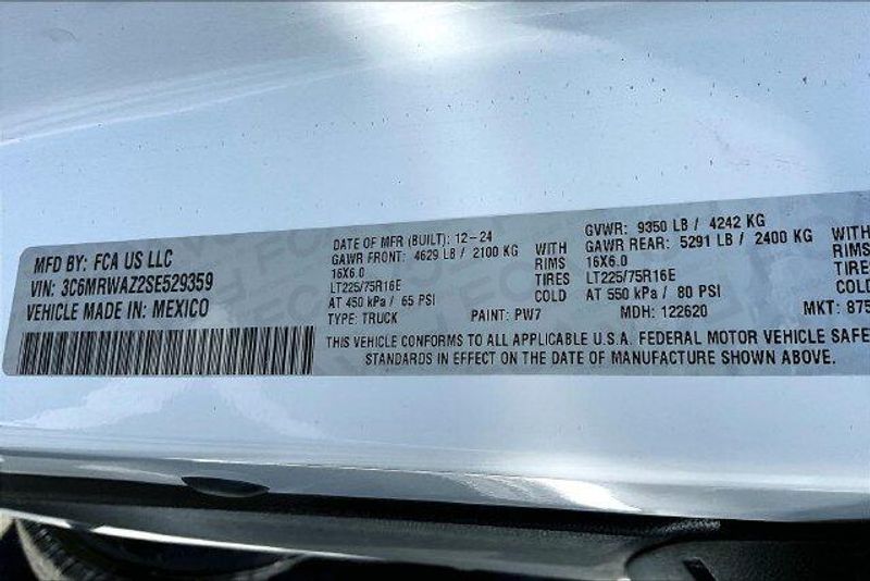 New 2025 RAM Promaster Ev Step Van Super High Roof 159