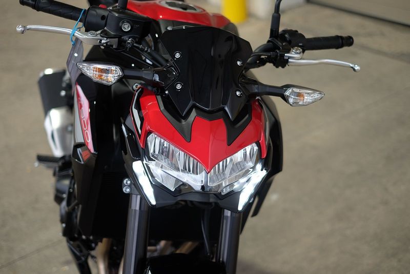 2024 KAWASAKI Z900 ABS in a RED exterior color. Family PowerSports (877) 886-1997 familypowersports.com 