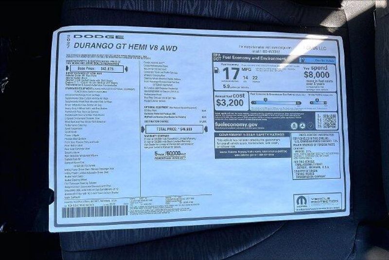 New 2027 Dodge Durango Gt Hemi V8 AwdImage 16