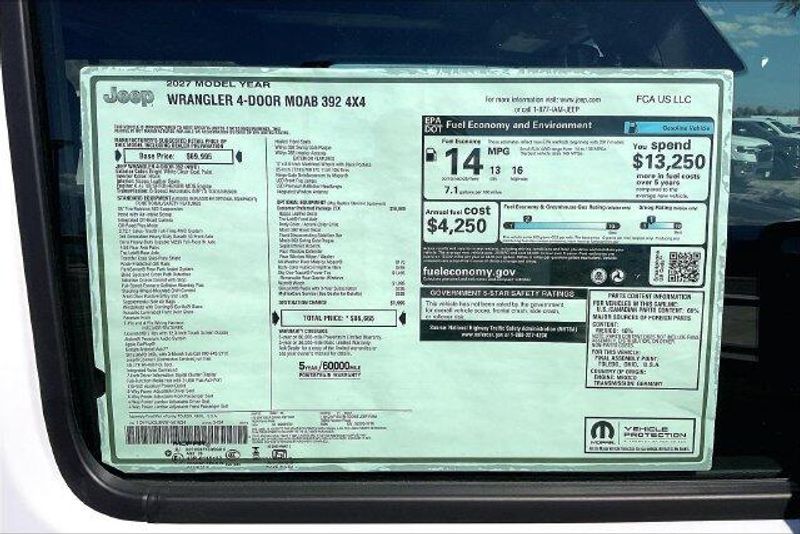 New 2027 Jeep Wrangler 4-door MoabImage 16