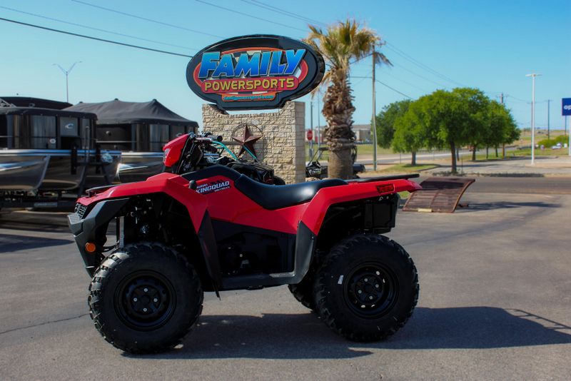 2024 SUZUKI KINGQUAD 750AXi RED AND GREEN 