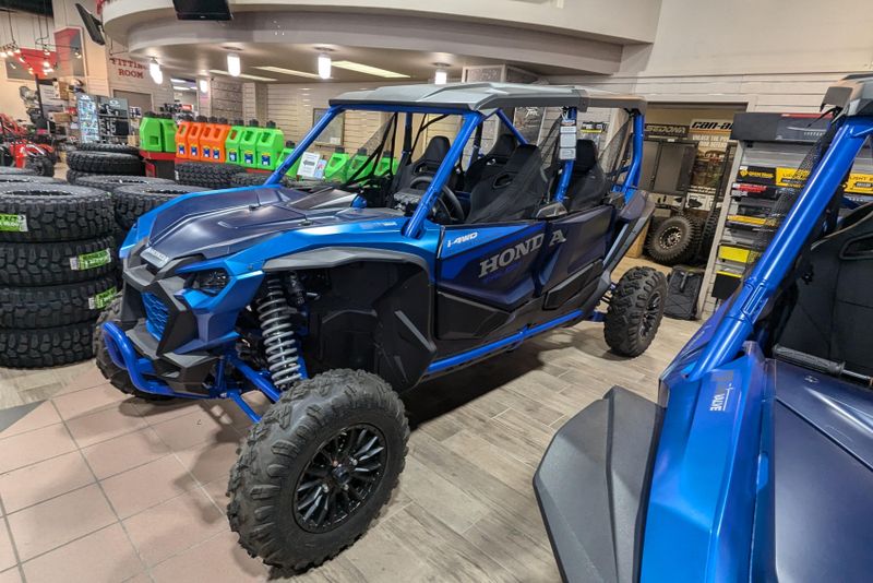 2024 HONDA TALON 1000R 4 FOX LIVE VALVE MATTE NAVY BLUE 
