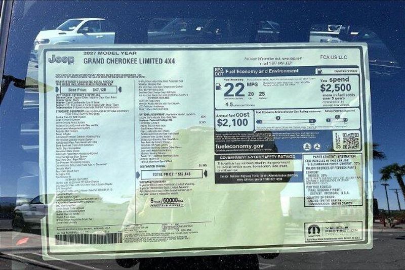 New 2027 Jeep Grand Cherokee Limited 4x4Image 15