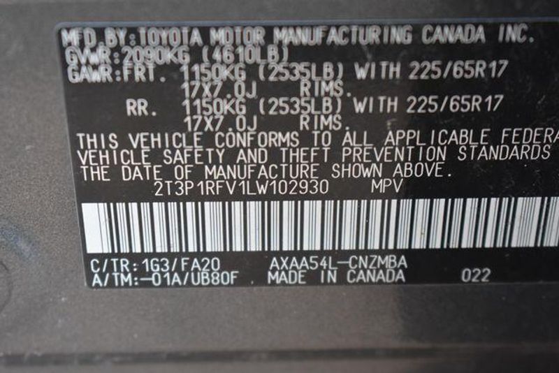 Used 2020 Toyota RAV4 XLEImage 36