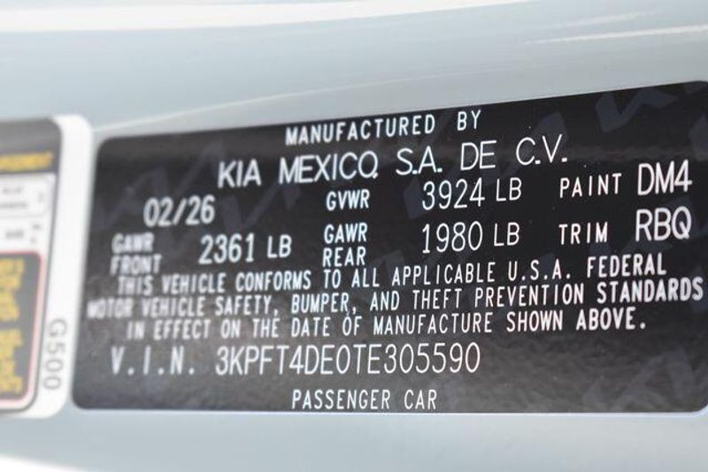 New 2026 Kia K4 LXSImage 32