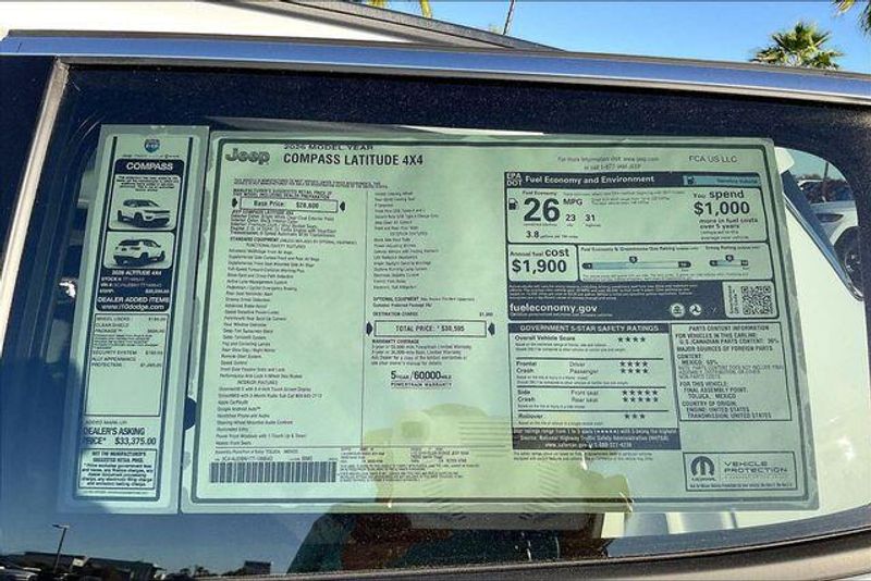 New 2026 Jeep Compass Latitude 4x4Image 16