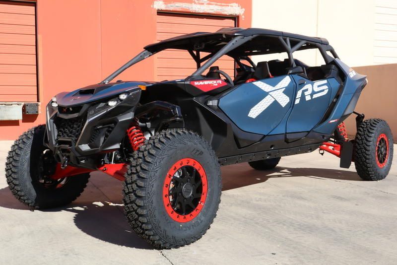 2025 Can-Am MAVERICK R MAX X RS 999T DCT DUSTY NAVY AND LEGION RED Image 3
