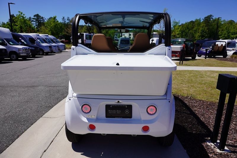 2022 GEM E4  in a White exterior color and BEECHWOODinterior. GEM of Charleston 843-278-2131 gemofcharleston.com 