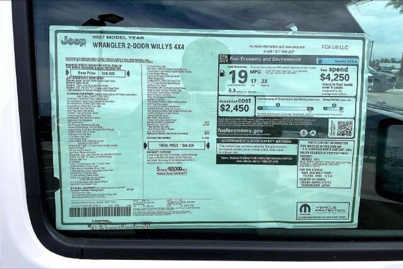 New 2027 Jeep Wrangler WillysImage 16