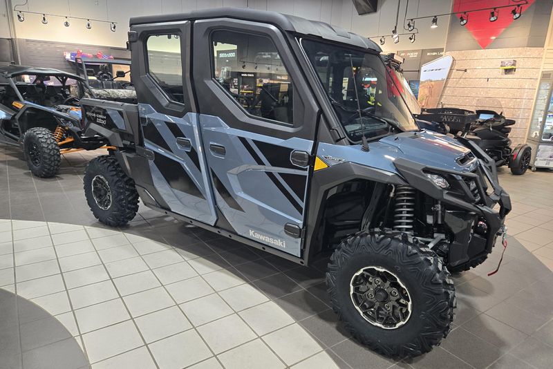 2025 KAWASAKI RIDGE XR CREW LIMITED HVAC METALLIC BLUISH GRAY 