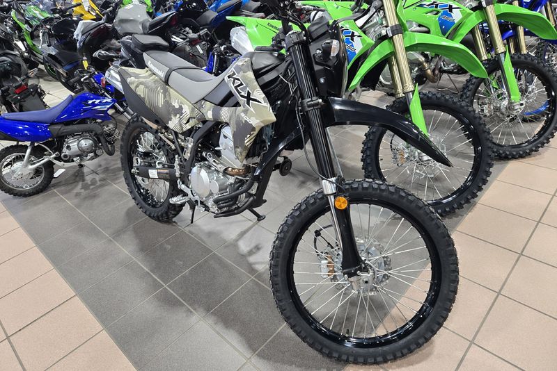 2026 KAWASAKI KLX 300 CYPHER CAMO BEIGE AND EBONY 