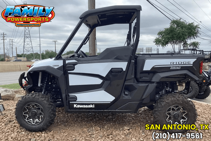 2024 KAWASAKI RIDGE RANCH EDITION METALLIC STARDUST WHITE 