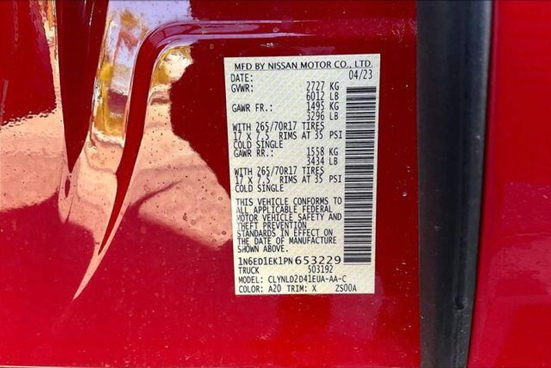 Used 2023 Nissan Frontier PRO-4XImage 33