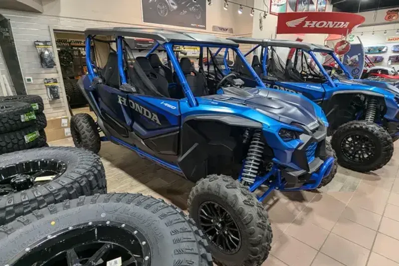 2025 HONDA TALON 1000R4 FOX LIVE VALVE MATTE NAVY BLUE 