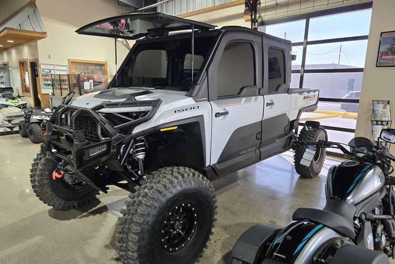 2025 POLARIS RANGER CREW XD 1500 NORTHSTAR EDITION ULTIMATE GHOST WHITE METALLIC SMOKE 