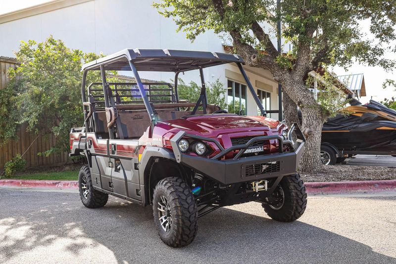 New 2026 KAWASAKI MULE PROFXT 1000 LE PLATINUM RANCH EDITION METALLIC DEEP RED 