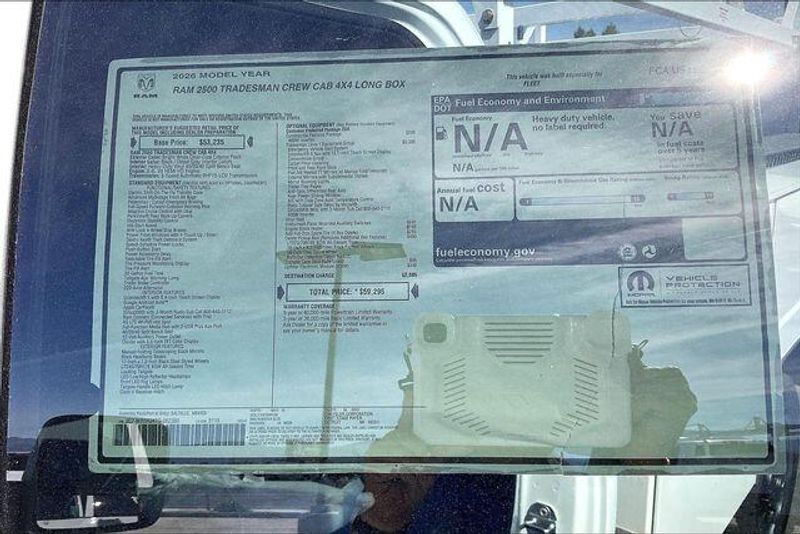 New 2026 RAM 2500 Tradesman Crew Cab 4x4 8