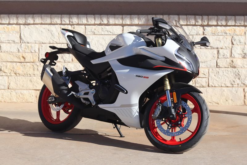 2025 CFMOTO 450SS NEBULA WHITE 