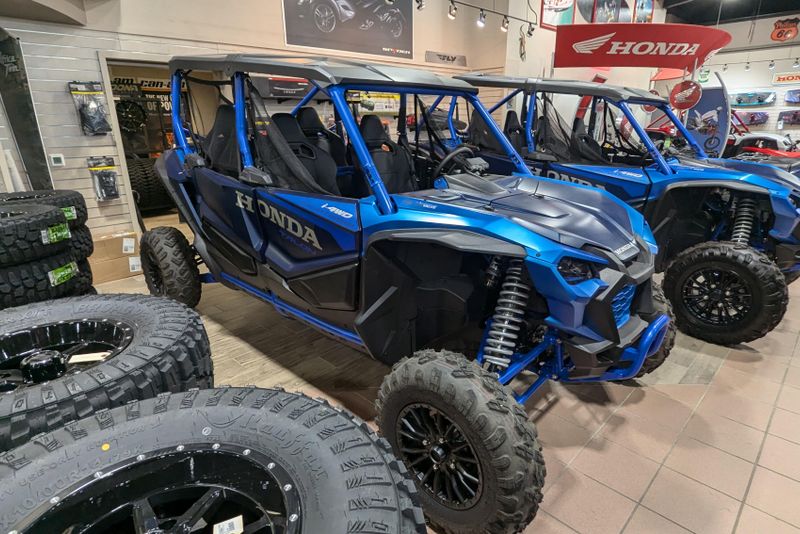 2024 HONDA TALON 1000R 4 FOX LIVE VALVE MATTE NAVY BLUE 