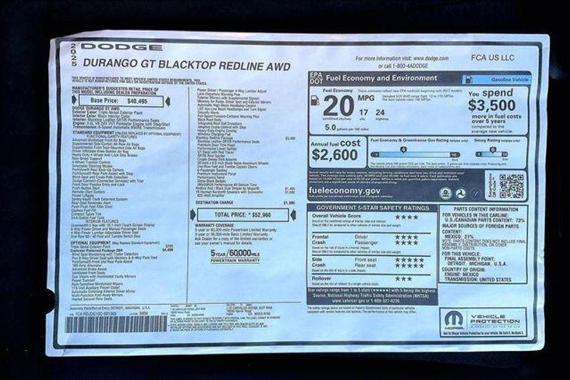 New 2025 Dodge Durango Gt Plus AwdImage 16