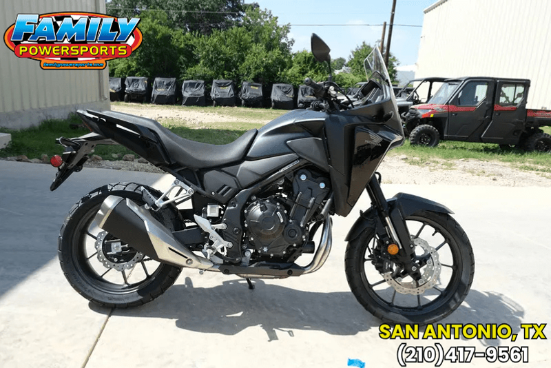 2024 HONDA NX500 MATTE BLACK METALLIC 