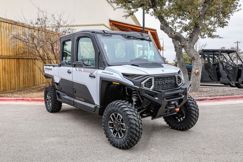 2025 POLARIS RANGER CREW XD 1500 NORTHSTAR EDITION ULTIMATE GHOST WHITE METALLIC SMOKE 