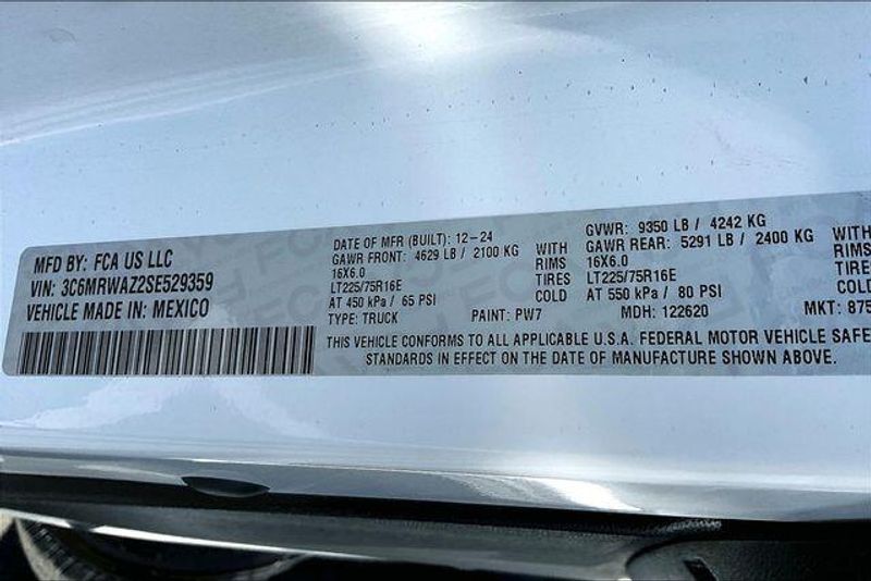 New 2025 RAM Promaster Ev Step Van Super High Roof 159