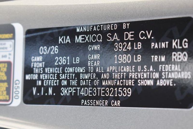 New 2026 Kia K4 LXSImage 32