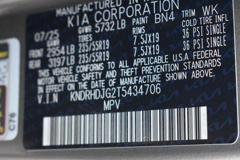 New 2026 Kia Sorento Hybrid EXImage 40