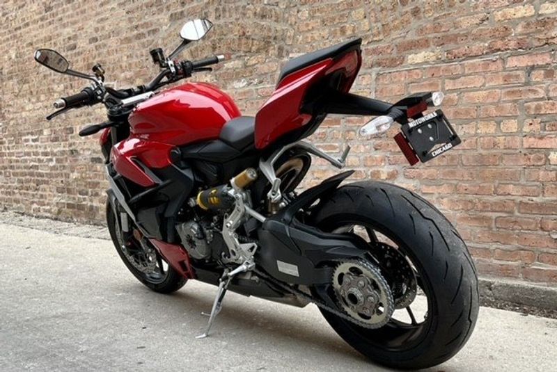 2023 Ducati Streetfighter V2   in a red exterior color. Motoworks Chicago 312-738-4269 motoworkschicago.com 