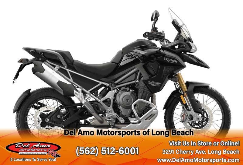 2023 Triumph TIGER 1200 RALLY PRO  in a SNOWDONIA WHITE exterior color. Del Amo Motorsports of Long Beach (562) 362-3160 delamomotorsports.com 